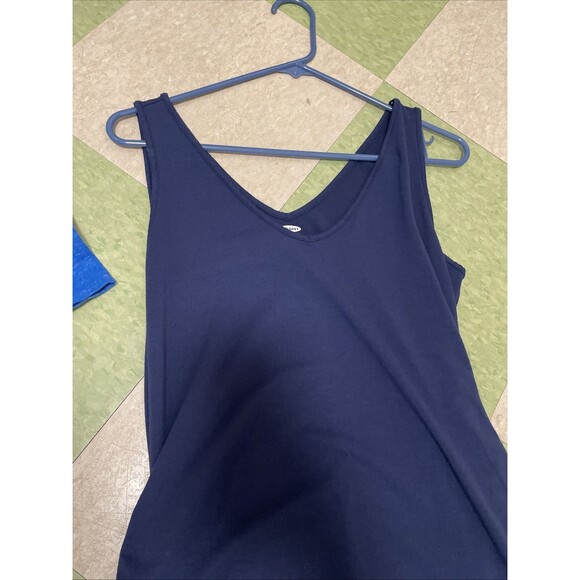 Lot Of 2 Old Navy Maternity Dress Blue Maxi Bodycon Small S Dresses - Picture 2 of 6